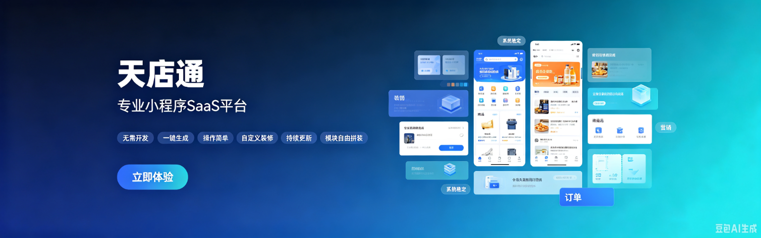 天店通小程序 SaaS 服务