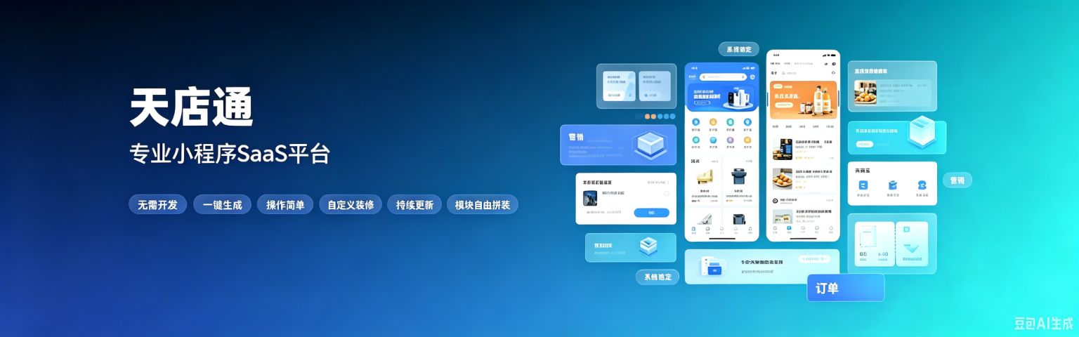 天店通小程序 SaaS 服务
